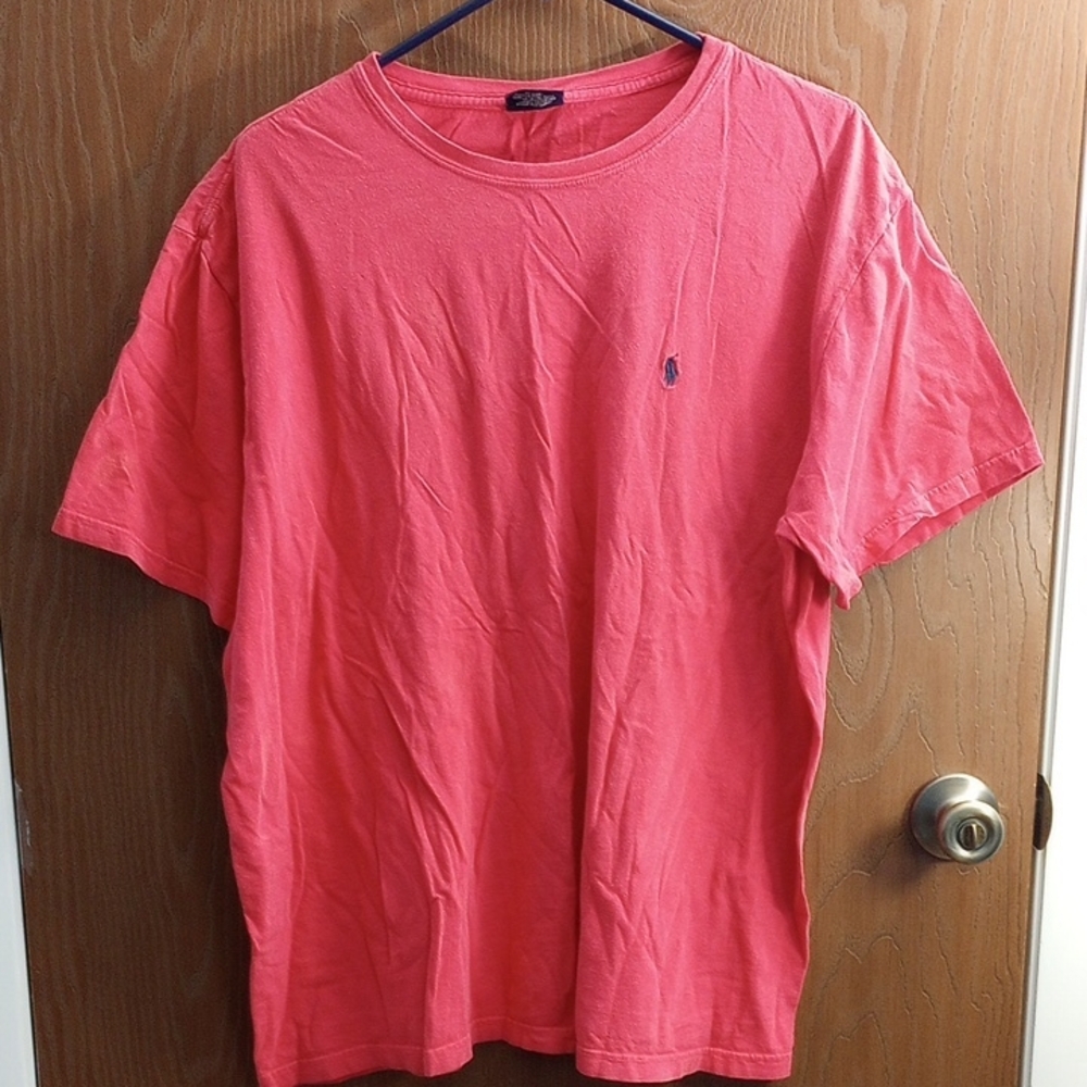 Men's Red Polo by Ralph Lauren T-Shirt Size XL